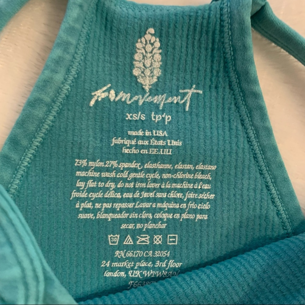 NWOT FP Movement Happiness Runs Crop in Deep Balsam - Picture 6 of 10